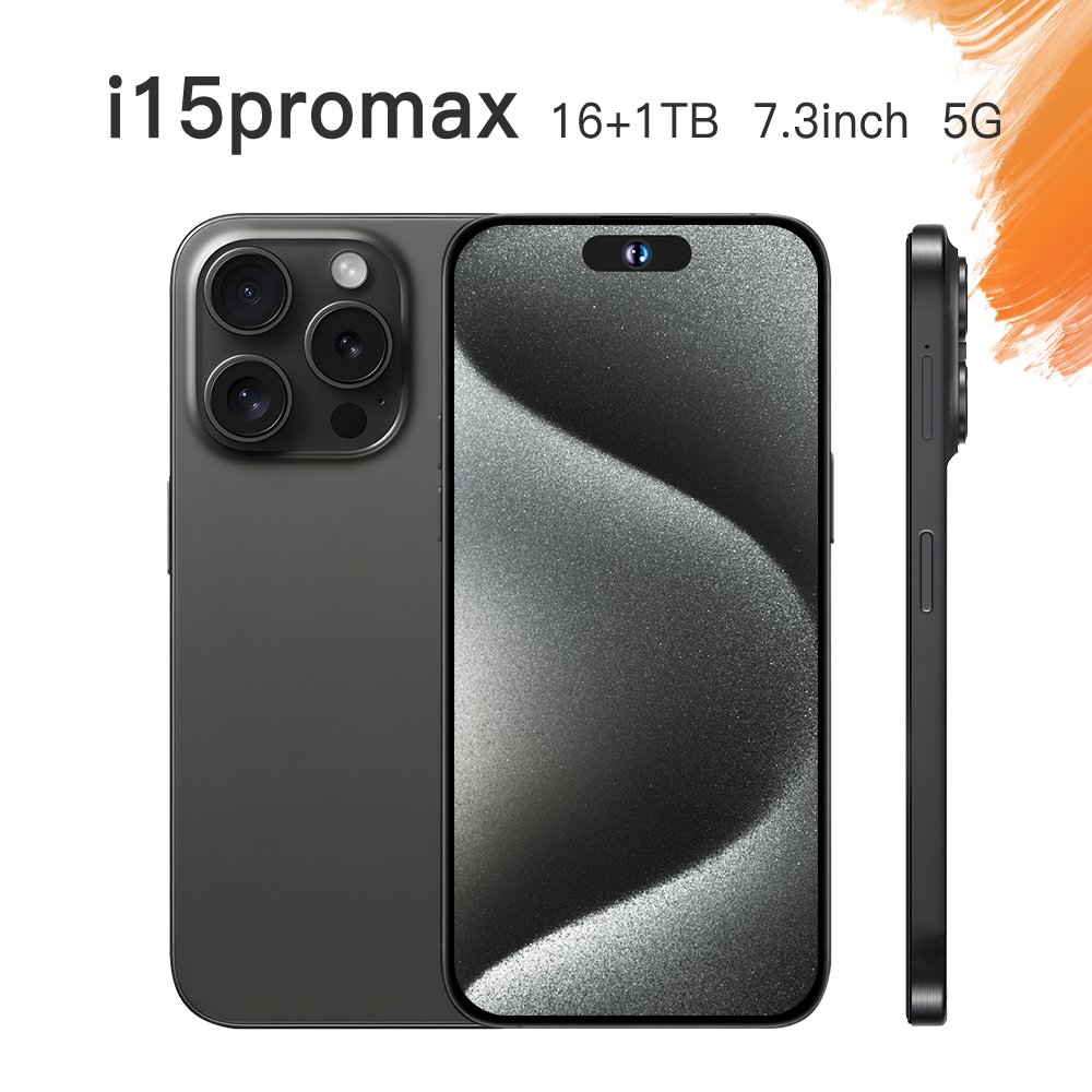 15 Pro Max 7.3inch Android 16gb+1tb Mobile Cell Phone Android 13 Smartphone Unlocked Mobile Phones For I15